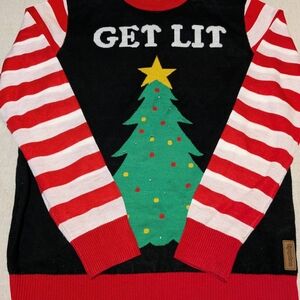 Tipsyelves Festive Christmas Sweater with Tree Design